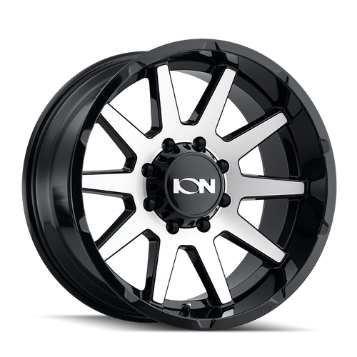 Ion Type 143 8x180 20x10-19 Gloss Black/Machined Face