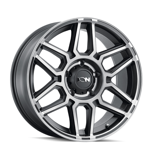 Ion Type 146 8x170 20x9+18 Matte Black W/Machined Dart Tint