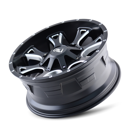 Cali Off-Road Anarchy 9103 5x127 20x12-44 Satin Black/Milled Spokes