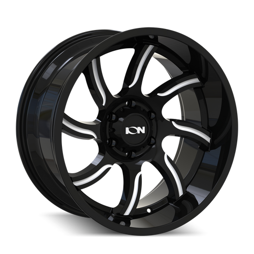Ion Type 151 5x150 20x9+18 Gloss Black/Milled