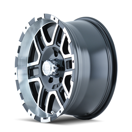 Ion Type 179 7x150 17x8+10 Black/Machined Face/Machined Lip