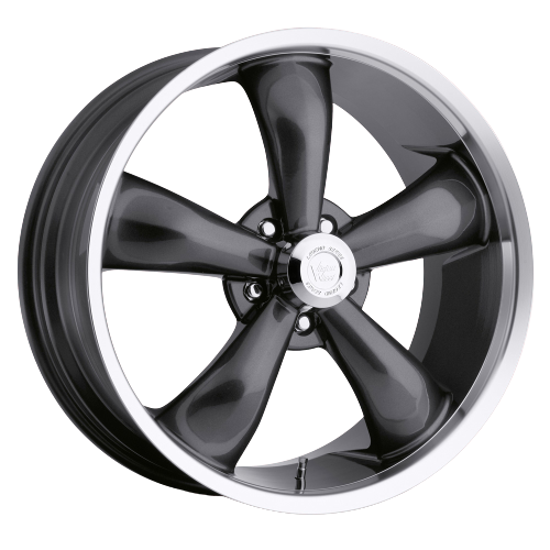 Vision American-Muscle 142 Legend 5x120.65 20x8.5+10 Gunmetal Machined Lip