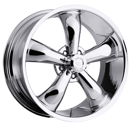 Vision American-Muscle 142 Legend 5x120.65 17x8.5+0 Gunmetal Machined Lip