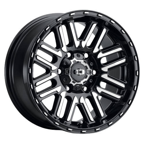 Vision Off-Road 348 Nexus 6x135 18x8.5+18 Gloss Black Machined Face