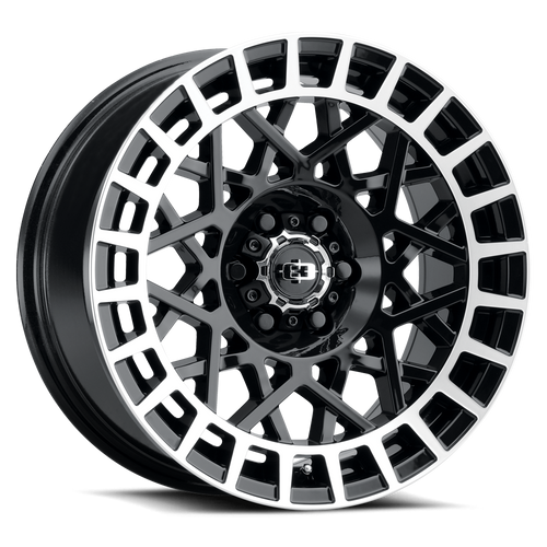 Vision Street-Designs 349 Savage 5x108 18x8+40 Gloss Black Machined Lip