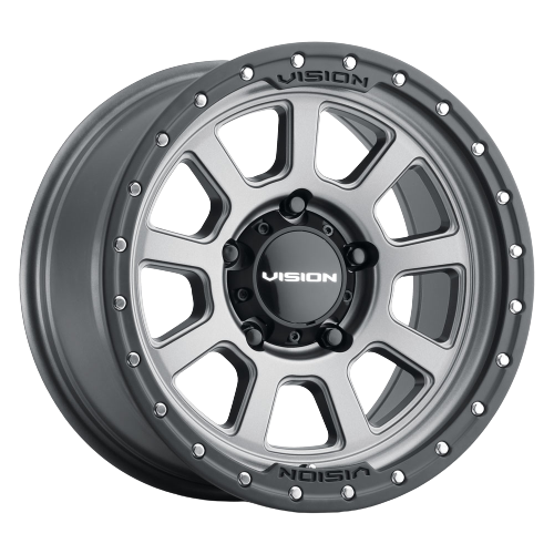 Vision Off-Road 350 Ojos 6x139.7 17x9-12 Satin Grey