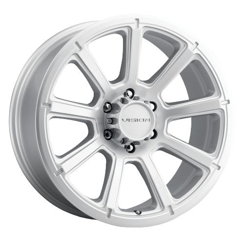 Vision Off-Road 353 Turbine 6x139.7 20x9+18 Winter Paint-Silver( Salt Resistant)