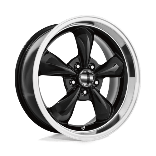 Performance Replicas 106 17X8 +30 GLOSS BLACK W/ MACHINED LIP