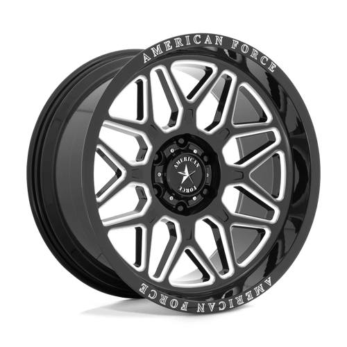 American Force AC001 Rush 6X135 20X10 -18 GLOSS BLACK MILLED