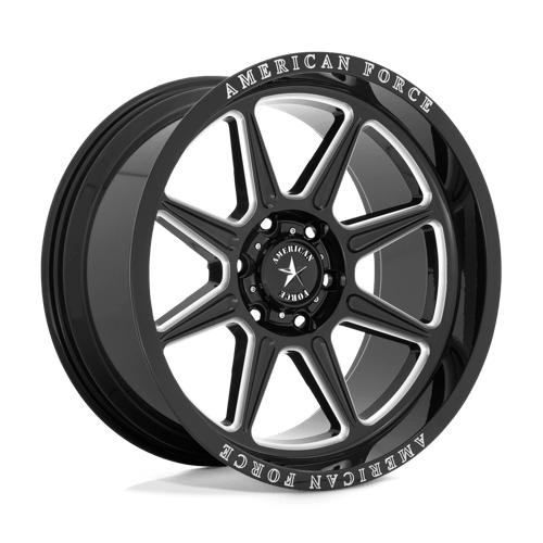 American Force AC002 Trail 6X135 20X10 -18 GLOSS BLACK MILLED