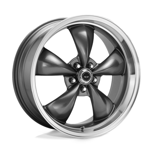 American Racing AR105 TORQ THRUST M 5X114.3 17X9 +24 ANTHRACITE W/ MACHINED LIP
