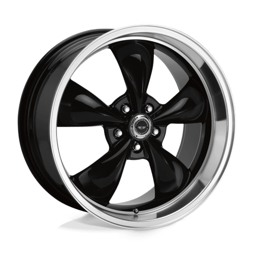 American Racing AR105 TORQ THRUST M 5X120 18X9 +34 GLOSS BLACK W/ MACHINED LIP