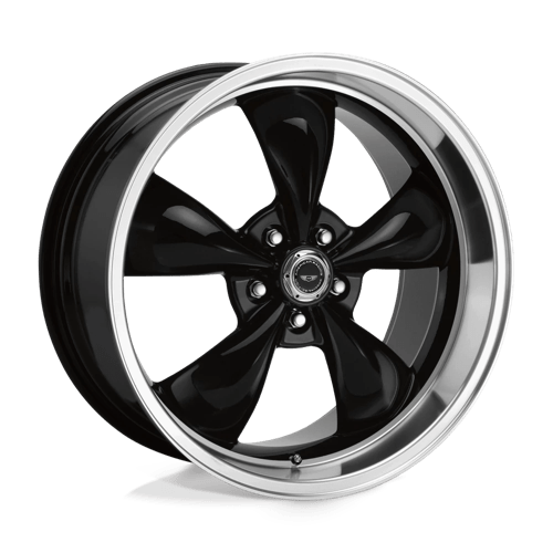 American Racing AR105 TORQ THRUST M 5X127 17X8 0 GLOSS BLACK W/ MACHINED LIP