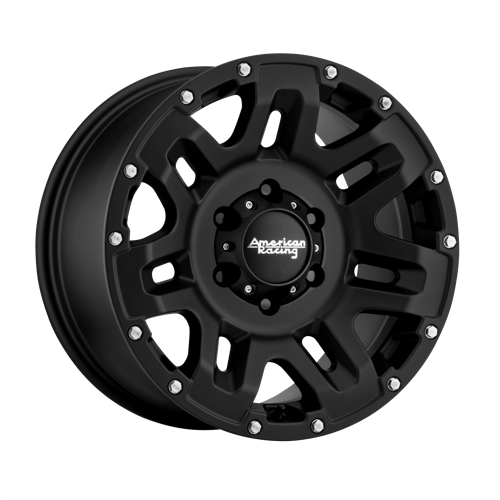 American Racing AR200 YUKON 8X170 18X8.5 +15 CAST IRON BLACK