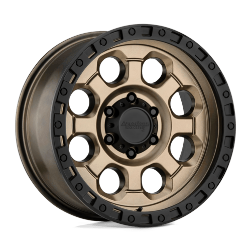 American Racing AR201 5X114.3 17X9 -12 MATTE BRONZE W/ BLACK LIP