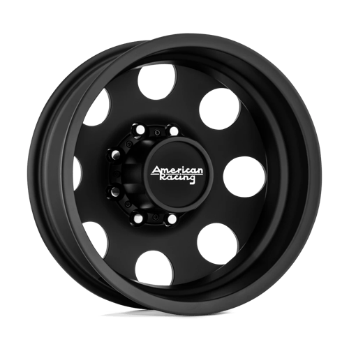 American Racing AR204 BAJA DUALLY 8X165.1 17X6 -134 SATIN BLACK - REAR