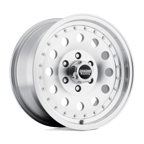 American Racing AR62 OUTLAW II 5X114.3 14X7 0 MACHINED W/ CLEAR COAT