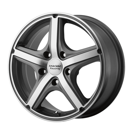 American Racing AR883 MAVERICK 5x108 16X7 +40 ANTHRACITE W/MACHINED FACE
