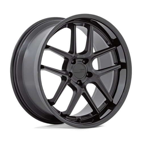 American Racing AR942 5X115 20X12 +6 MATTE BLACK W/ GLOSS BLACK LIP
