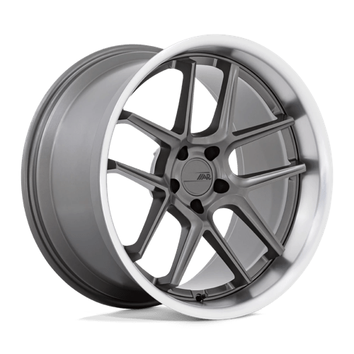 American Racing AR942 5X115 20X9.5 +15 MATTE GUNMETAL W/ MACHINED LIP