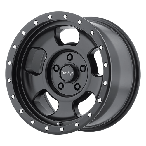 American Racing AR969 ANSEN OFFROAD 6X114.3 17X8.5 +25 SATIN BLACK W/ SATIN BLACK RING