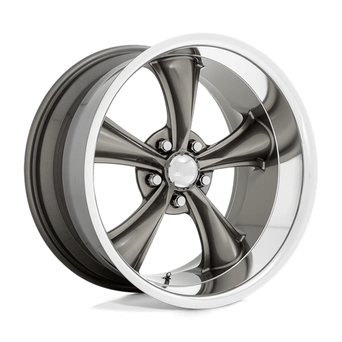 American Racing Vintage VN338 BOSS TT 5X114.3 20X10 +2 GRAPHITE W/ DIAMOND CUT LIP