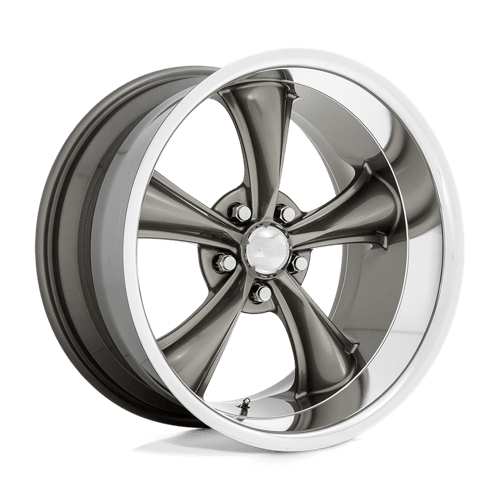 American Racing Vintage VN338 BOSS TT 5X114.3 20X8.5 +28 GRAPHITE W/ DIAMOND CUT LIP