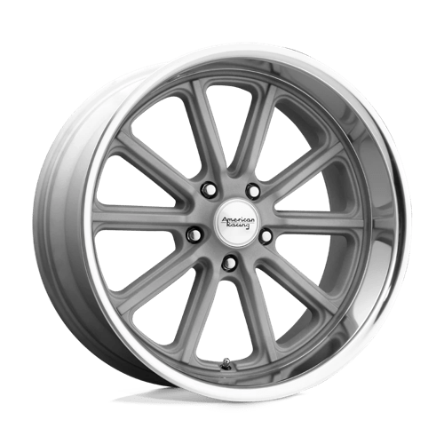 American Racing Vintage VN507 RODDER 5X114.3 17X7 0 VINTAGE SILVER W/ DIAMOND CUT LIP