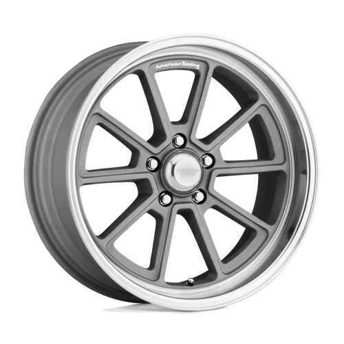 American Racing Vintage VN510 DRAFT 5X114.3 18X8 0 VINTAGE SILVER W/ DIAMOND CUT LIP
