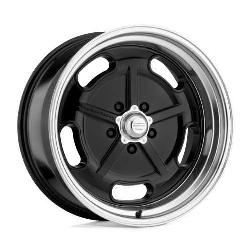 American Racing Vintage VN511 SALT FLAT 5X120.65 22X10.5 0 GLOSS BLACK W/ DIAMOND CUT LIP