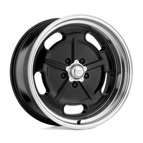 American Racing Vintage VN511 SALT FLAT 5X120.65 22X8.5 0 GLOSS BLACK W/ DIAMOND CUT LIP