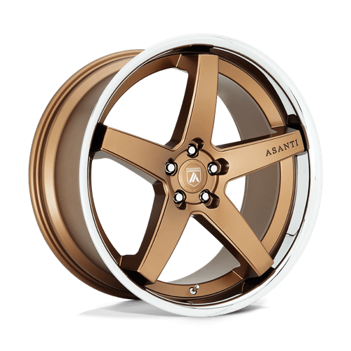 Asanti Black ABL31 REGAL 5X114.3 22X9 +32 SATIN BRONZE W/ CHROME LIP