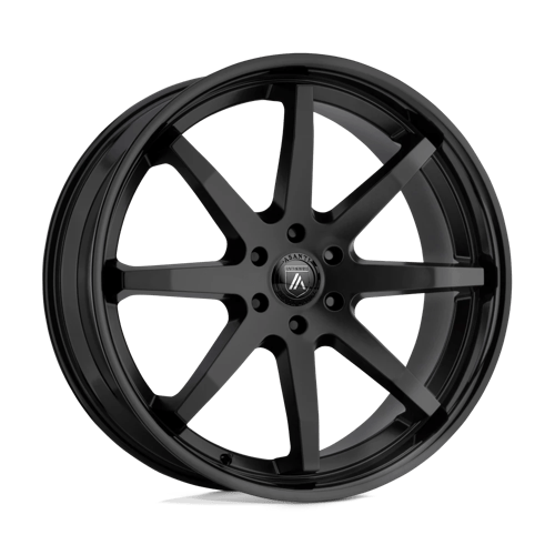 Asanti Black ABL-32 KAISER 5X127 20X9 +30 SATIN BLACK W/ GLOSS BLACK LIP
