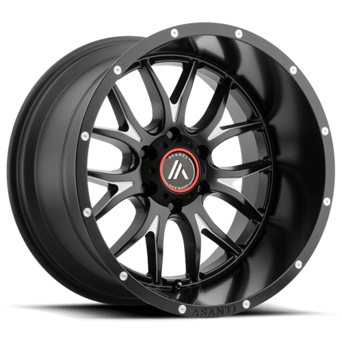 Asanti Off Road AB807 CARBINE 8X165.1 20X9 +18 SATIN BLACK MILLED