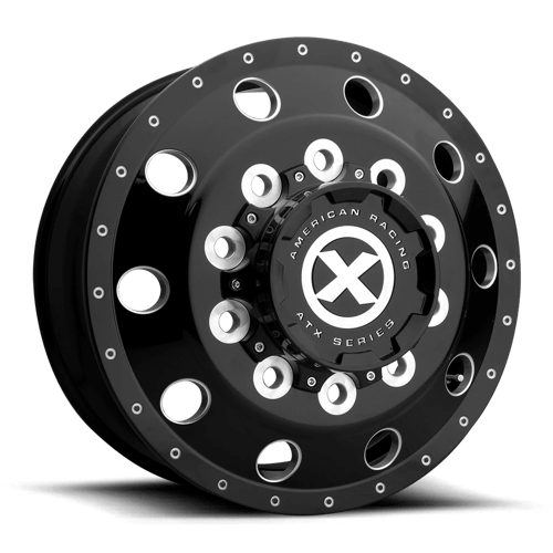 ATX AO400 BAJA 10X285.75 22.5X8.25 +145 GLOSS BLACK MILLED - 8.25 FRONT