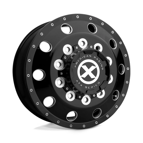 ATX AO400 BAJA 10X285.75 24.5X8.25 +144 GLOSS BLACK MILLED - FRONT