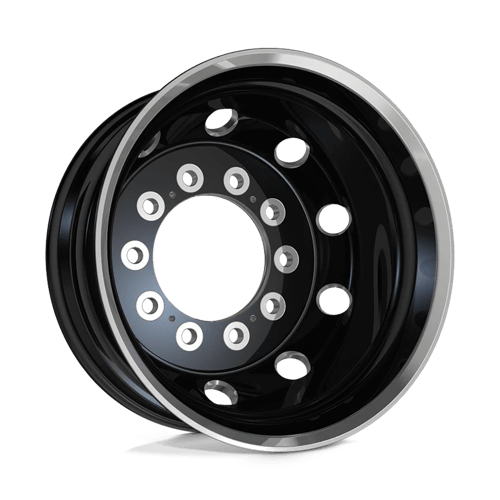ATX AO404 JOURNEY 10X285.75 24.5X8.25 -168 GLOSSY BLACK W/ POLISHED LIP - REAR OUTER