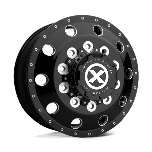 ATX AO405 TREX 10X285.75 24.5X8.25 +144 GLOSS BLACK MILLED - 8.25 FRONT