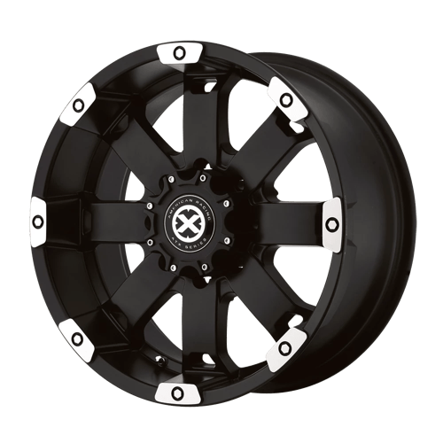 ATX Series AX185 CRAWL 6X139.7 17X8 0 MATTE BLACK MACHINED
