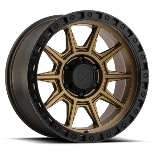 ATX Series AX202 5X139.7 17X9 -12 MATTE BRONZE W/ BLACK LIP