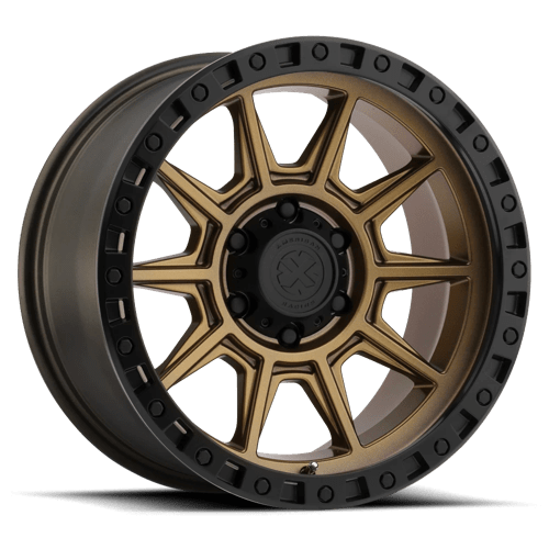 ATX Series AX202 6X114.3 18X9 0 MATTE BRONZE W/ BLACK LIP