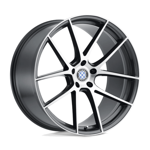Beyern RITZ 5X120 17X9 +20 GLOSS GUNMETAL W/ BRUSHED FACE