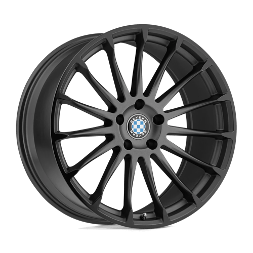 Beyern AVIATIC 5X120 17X8 +35 MATTE GUNMETAL W/ GLOSS BLACK LIP