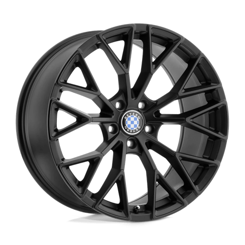Beyern ANTLER 5X120 22X10.5 +32 DOUBLE BLACK - MATTE BLACK W/ GLOSS BLACK FACE