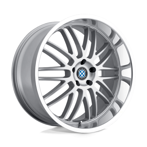 Beyern MESH 5X120 22X9.5 +35 SILVER W/ MIRROR CUT LIP