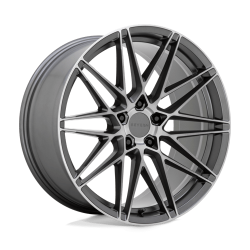 Beyern DAMON 5X112 19X8.5 +20 MATTE GUNMETAL W/ BRUSHED FACE