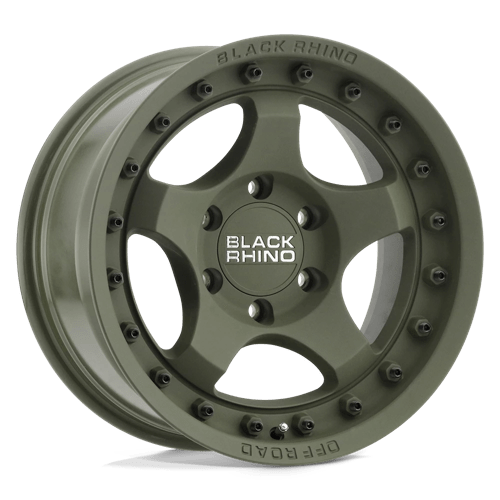 ②BLACK RHINO オリーブグリーン17x8.0J 6H139.7 2本