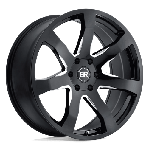 Black Rhino MOZAMBIQUE 5X139.7 22X9.5 +20 GLOSS BLACK & MILLED
