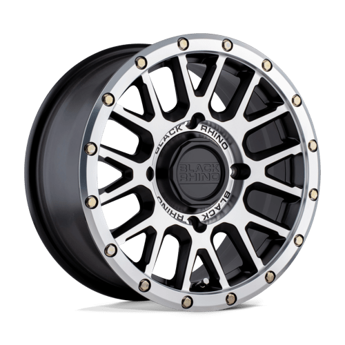 Black Rhino Powersports LA PAZ UTV 4X110 14X7 +51 SEMI GLOSS BLACK W/ MACHINED FACE