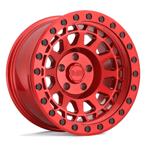 Black Rhino PRIMM 6X135 17X9 0 CANDY RED W/ BLACK BOLTS